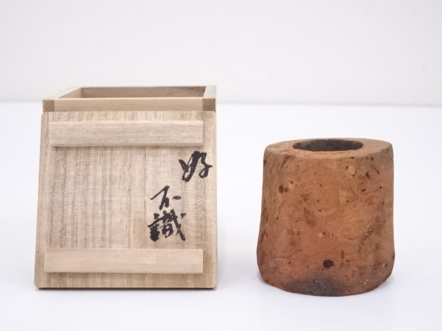 JAPANESE TEA CEREMONY / UNGLAZED FUTAOKI LID REST